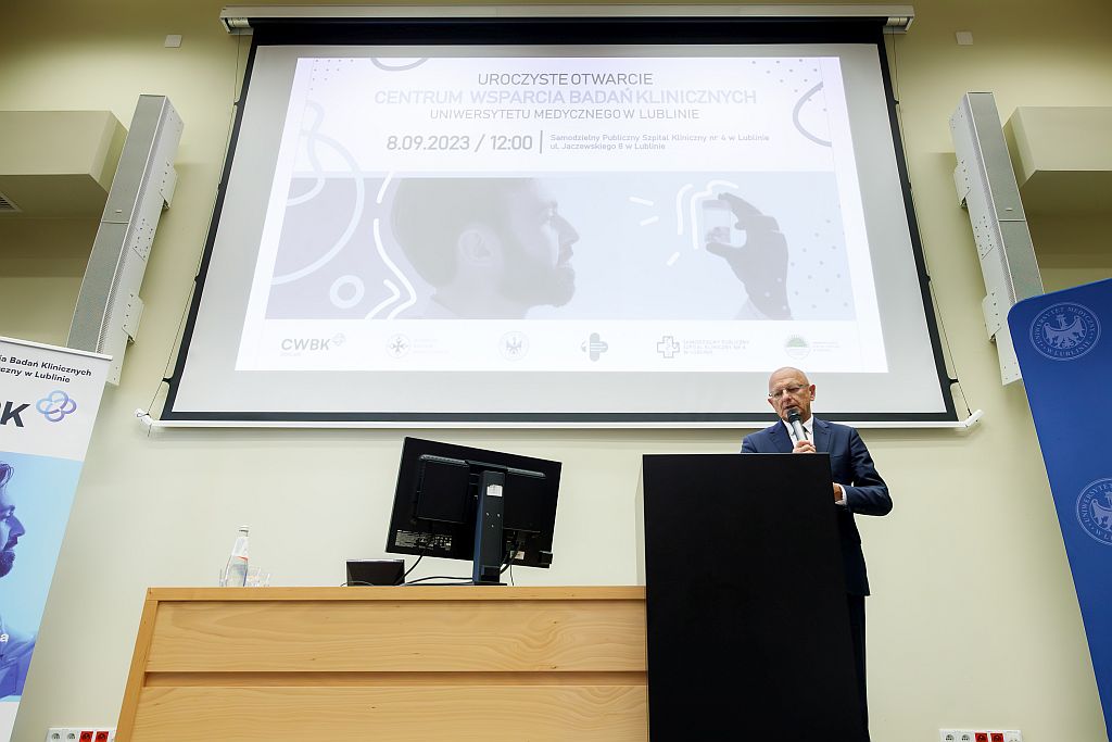 W uroczystym otwarciu CWBK wziął udział prezydent Lublina Krzysztof Żuk.