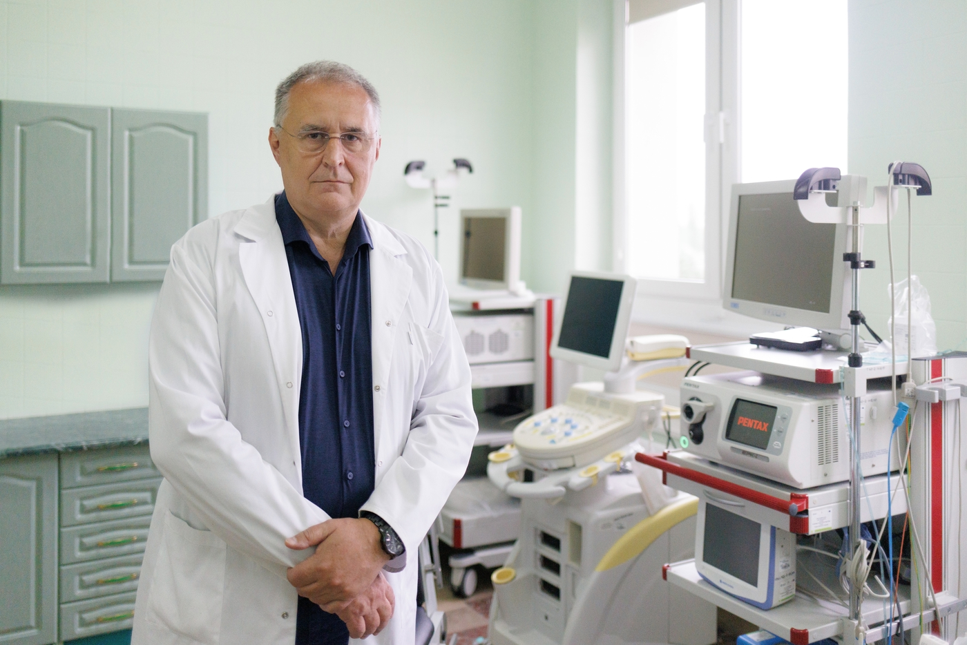 Dr hab. n. med. Marek Sawicki, kierownik Kliniki Chirurgii Klatki Piersiowej SPSK Nr 4