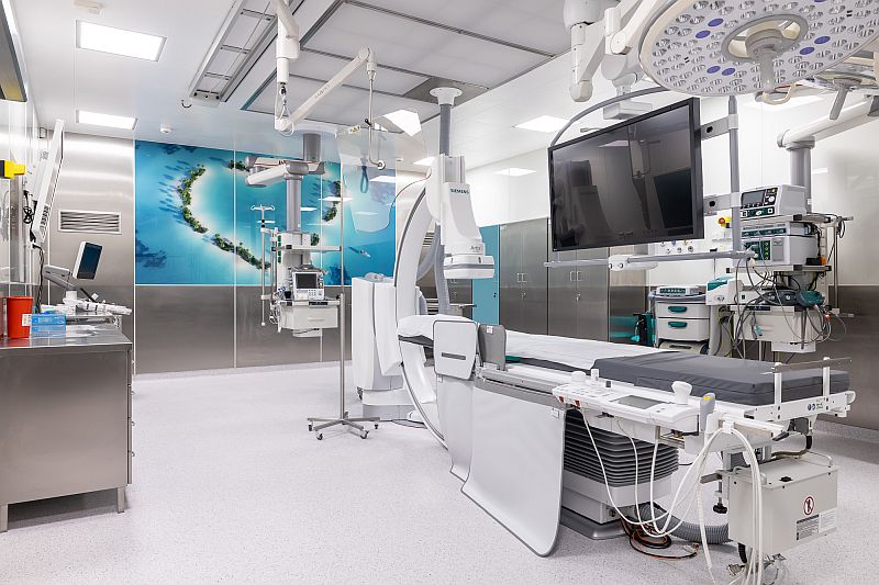 Sala operacyjna Klinicznego Oddziału Elektrokardiologii USK Nr 4 w Lublinie