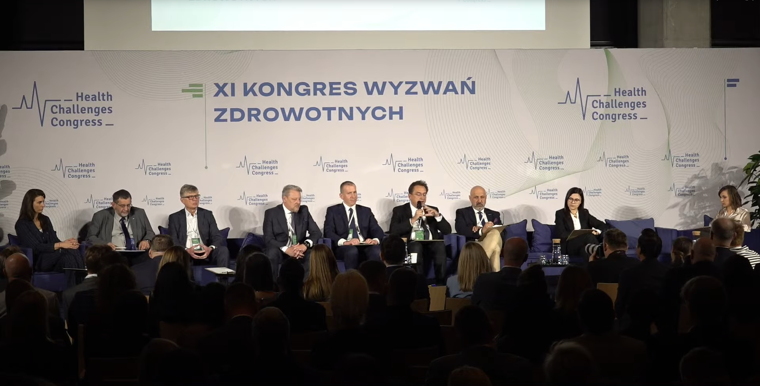 Dyrektor Naczelny USK Nr 4 w Lublinie Michał Szabelski oraz prof. dr hab Krzysztof Giannopoulos podczas Kongresu Wyzwań Zdrowotnych