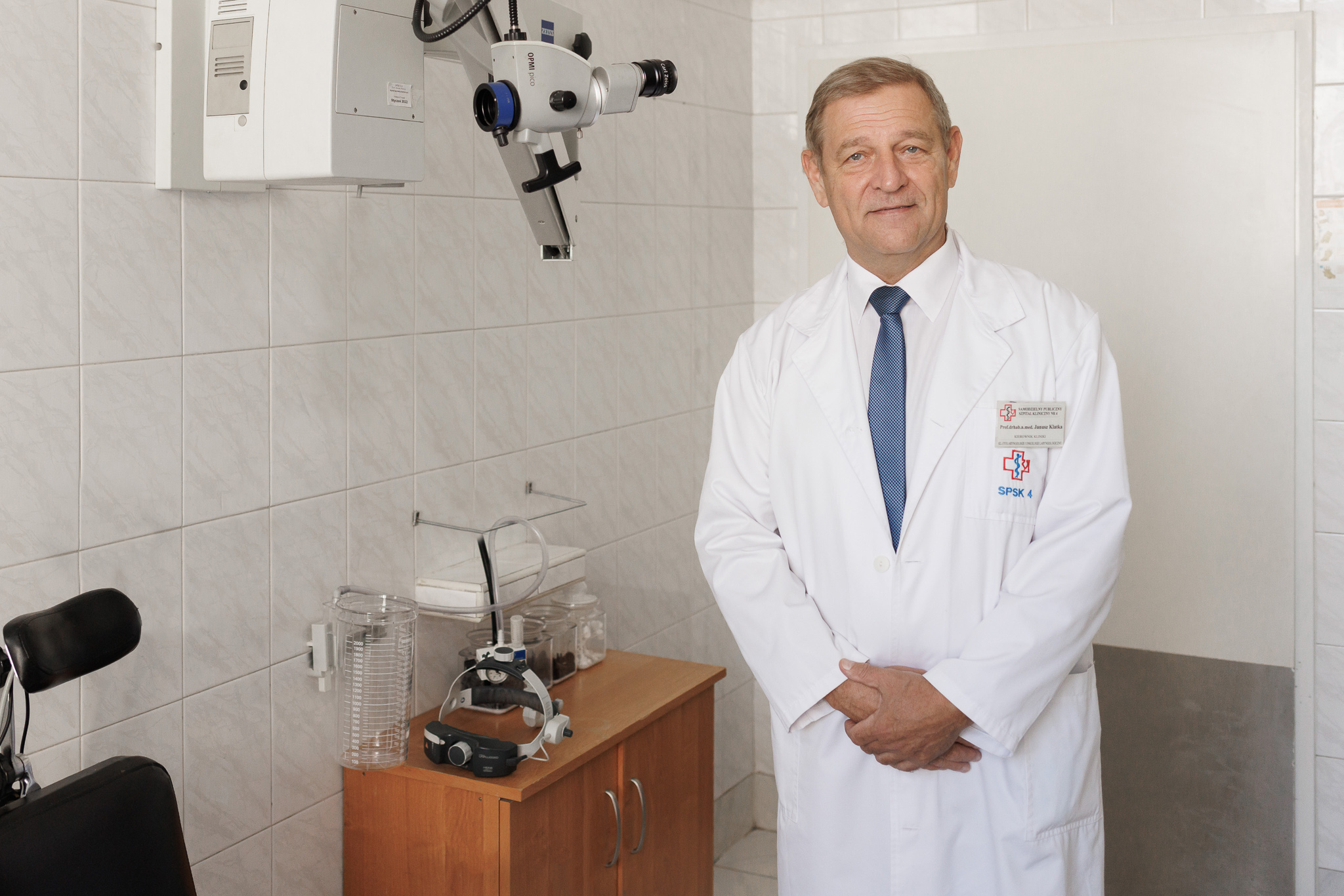 Prof.zw.dr hab.n.med Janusz Klatka Klinika Otolaryngologii i Onkologii Laryngologicznej kierownik