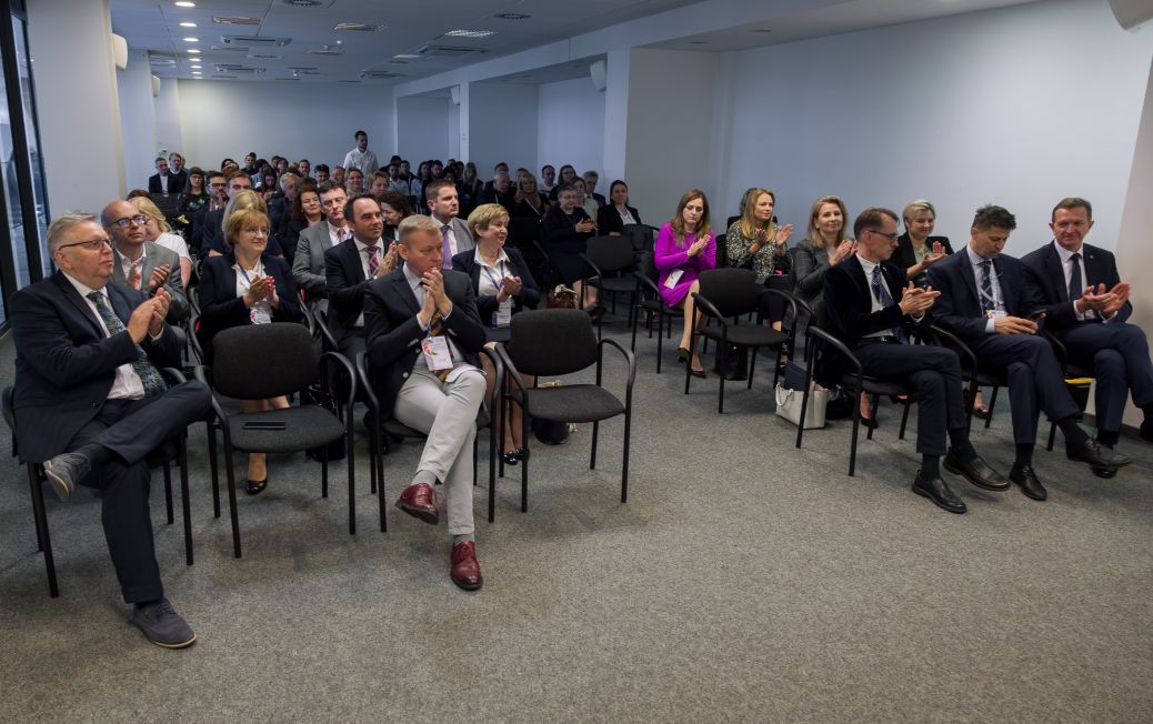 Publiczność na konferencji "Innowacje w praktyce" w 2023 roku