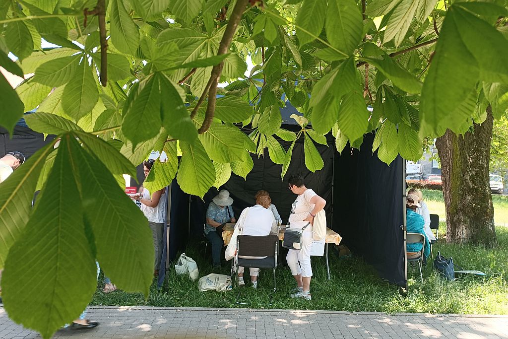 Rodzinny Festyn Zdrowotny - specjalistki rozmawiają z mieszkańcami Lublina