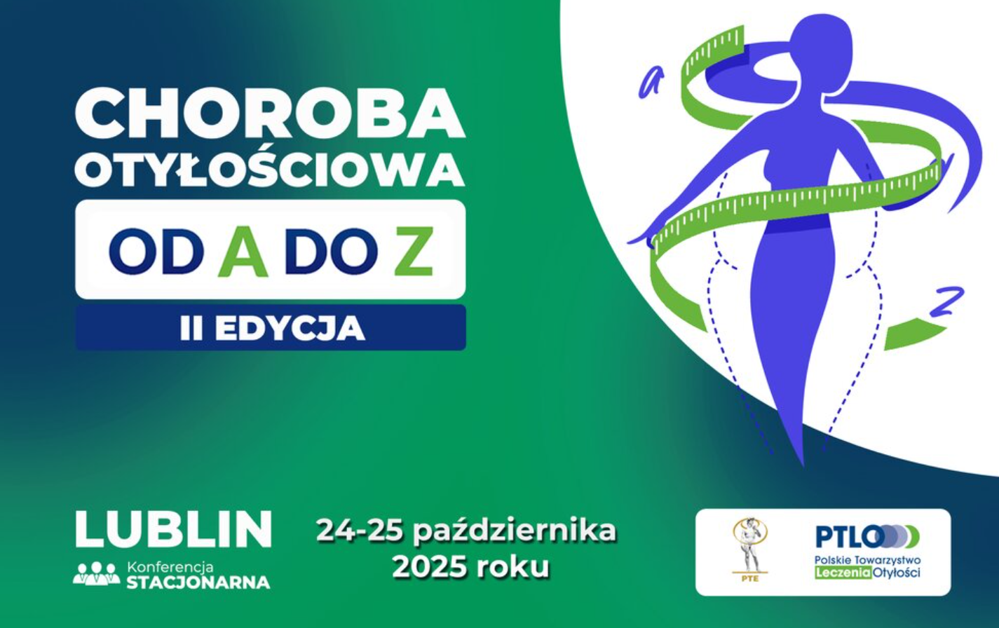 Choroba otyłościowa od A do Z - II edycja. Zapraszamy do udziału w konferencji