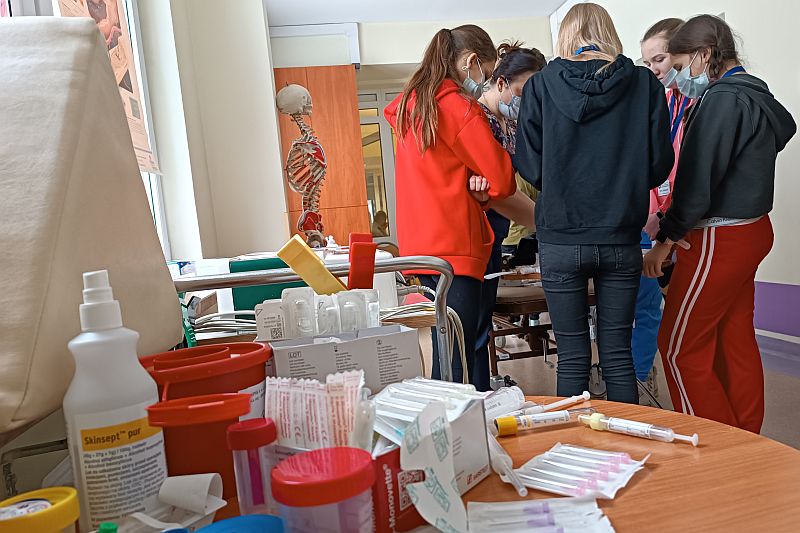 Uczniowie z Białej Podlaskiej wzięli udział w warsztatach. 