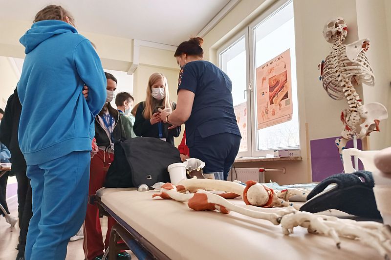 Uczniowie z Białej Podlaskiej wzięli udział w warsztatach. 